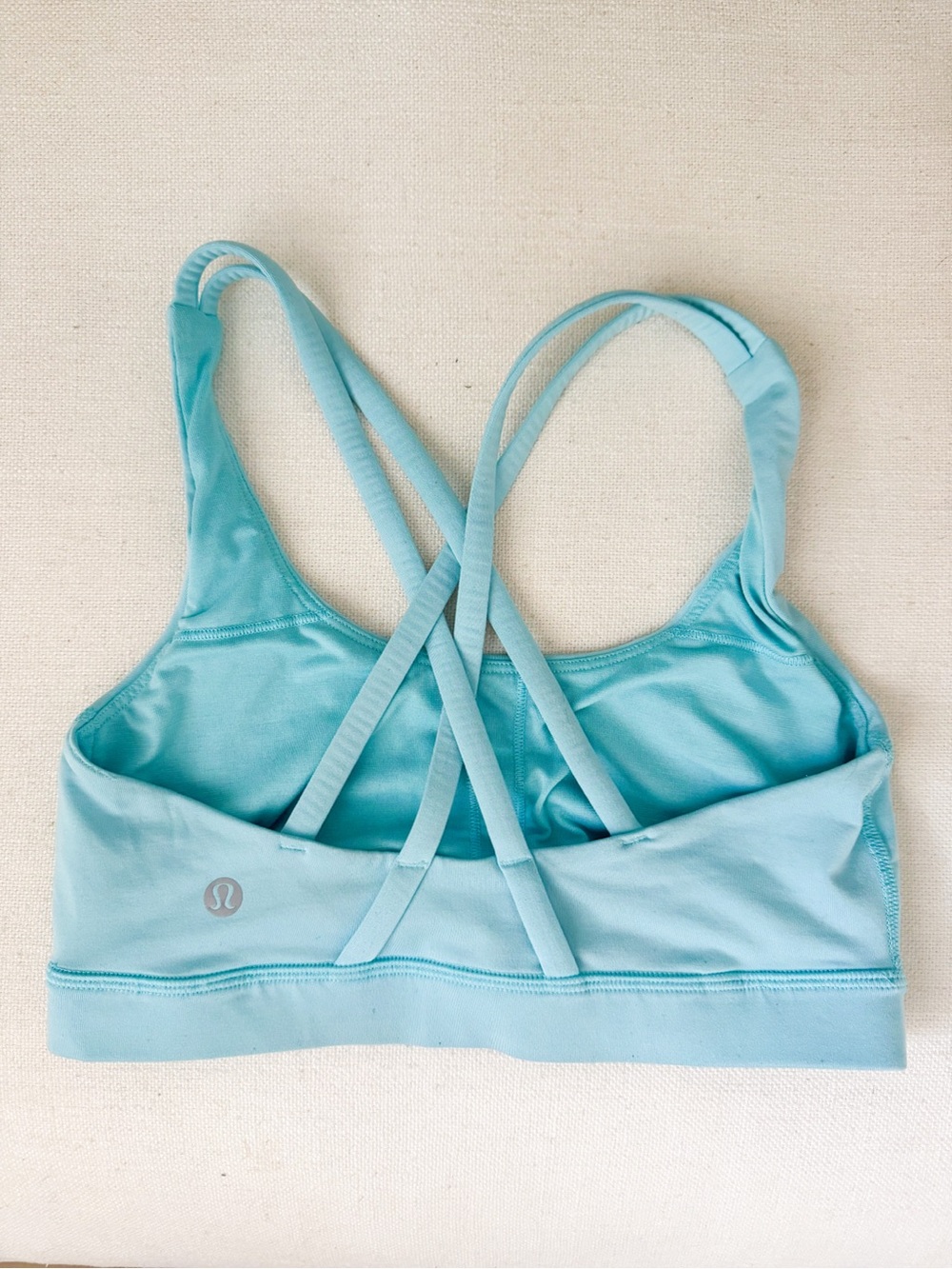 lululemon athletica Aqua Crisscross Strappy Sports Bra